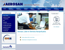 Tablet Screenshot of aerosan.cl